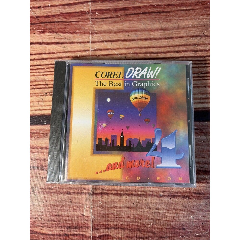 Corel Draw! 4 The Best In Graphics And More OEM CD Brand New Sealed